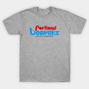 Defunct Portland Beavers Baseball T-Shirt